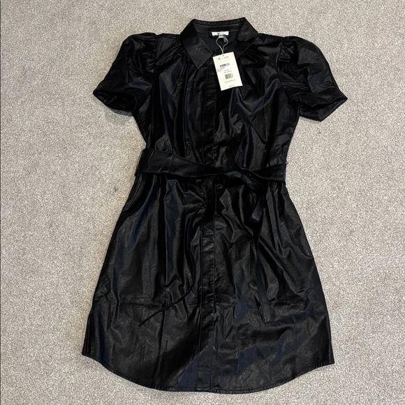 Tyler Boe Women's Veronica Leather Dress NWT size 6 - Picture 5 of 6